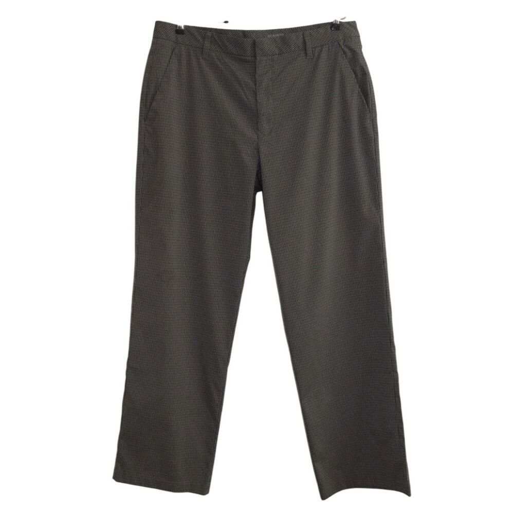 Ashworth Men's Gray Check‎ Performance Golf Pants 36 x 32